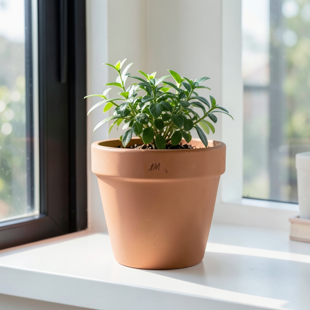 H&M Home Extra-large Terracotta Plant Pot - In Your Living Room - Haven & Hearth home decor