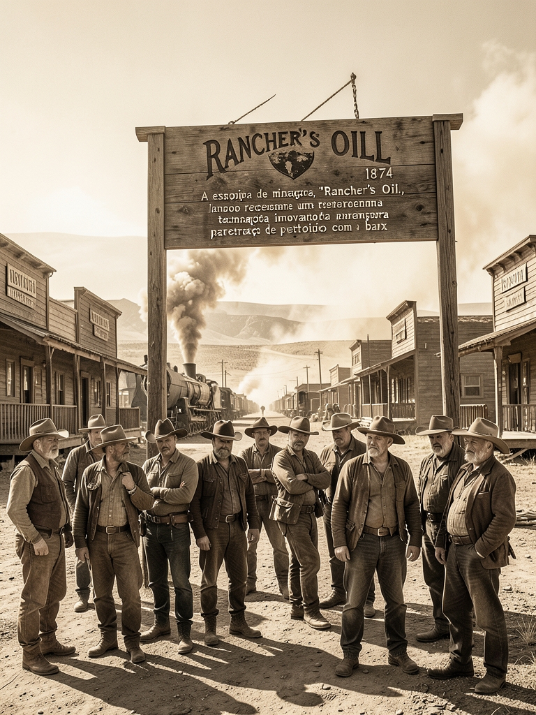 A empresa de mineração, 'Rancher's Oil', lançou recentemente uma tecnologia inovadora para extração de petróleo com baix