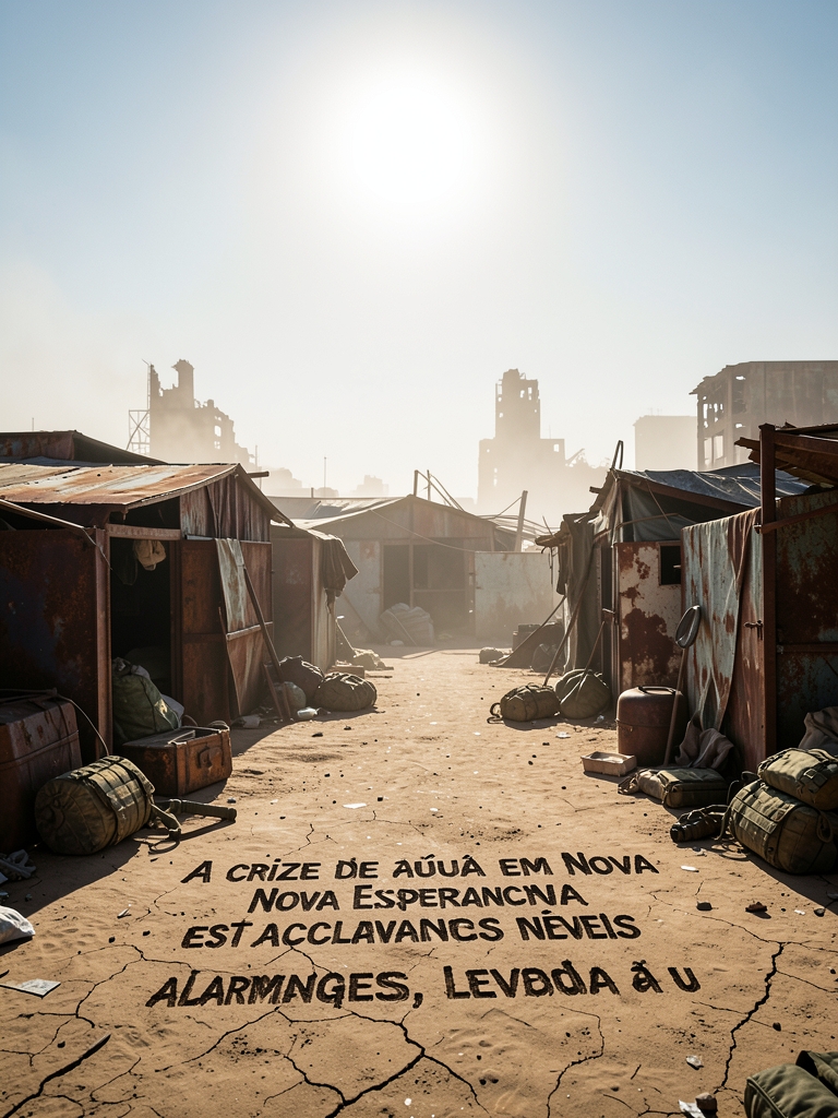 Nova Esperança, 5 de setembro de 2024 - A crise de água em Nova Esperança está alcançando níveis alarmantes, levando a u