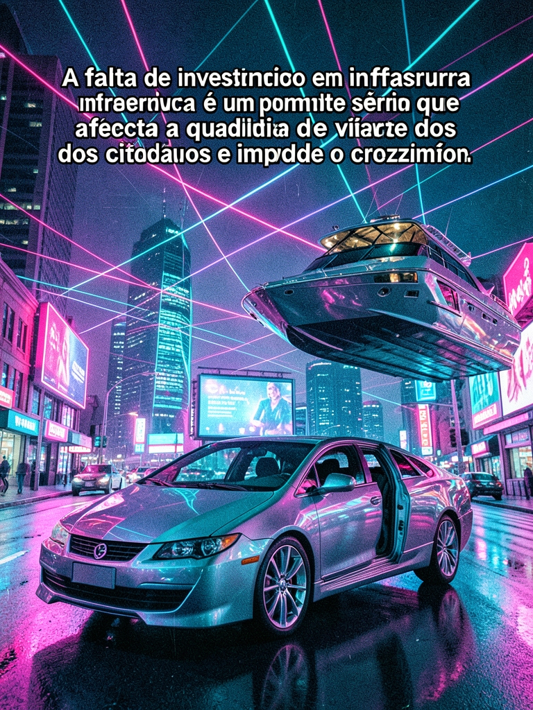 A falta de investimento em infraestrutura é um problema sério que afeta a qualidade de vida dos cidadãos e impede o cres