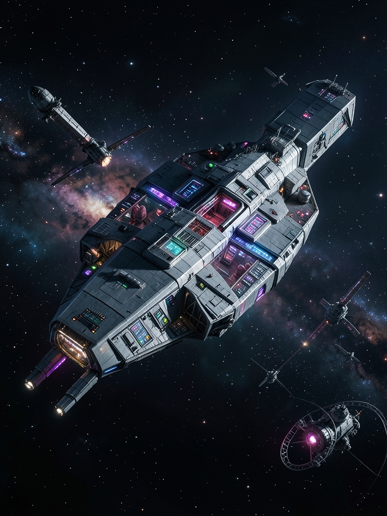 Em uma tragédia que chocou a comunidade estelar, um navio espacial que transportava minerais preciosos de uma colônia de