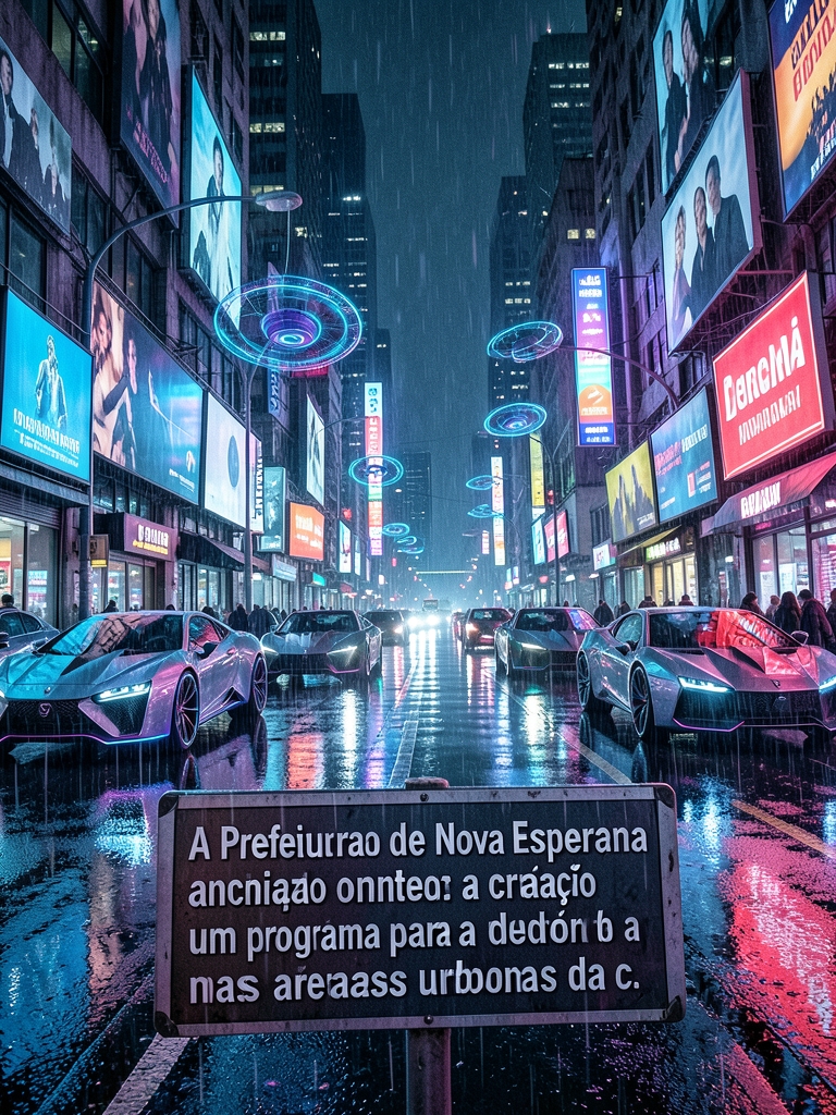A Prefeitura de Nova Esperança anunciou ontem a criação de um programa para reduzir a temperatura nas áreas urbanas da c