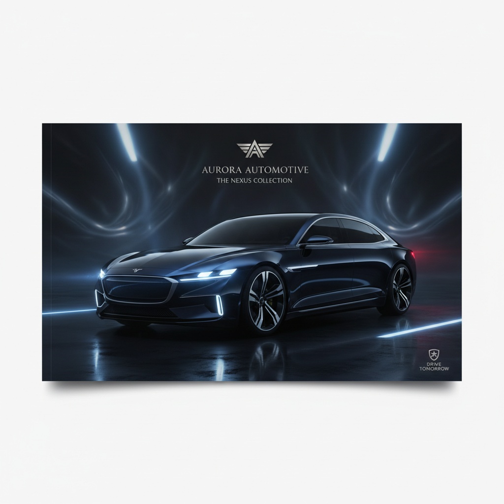 AI Car Brochure example 1 generated with Pixazo AI