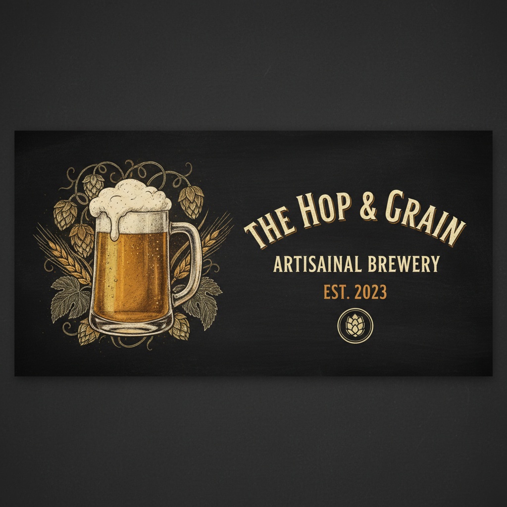 AI Beer Poster example 2 generated with Pixazo AI
